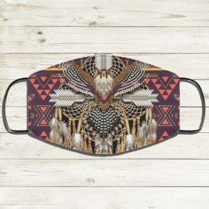Native American Eagle Dreamcatcher Face Mask