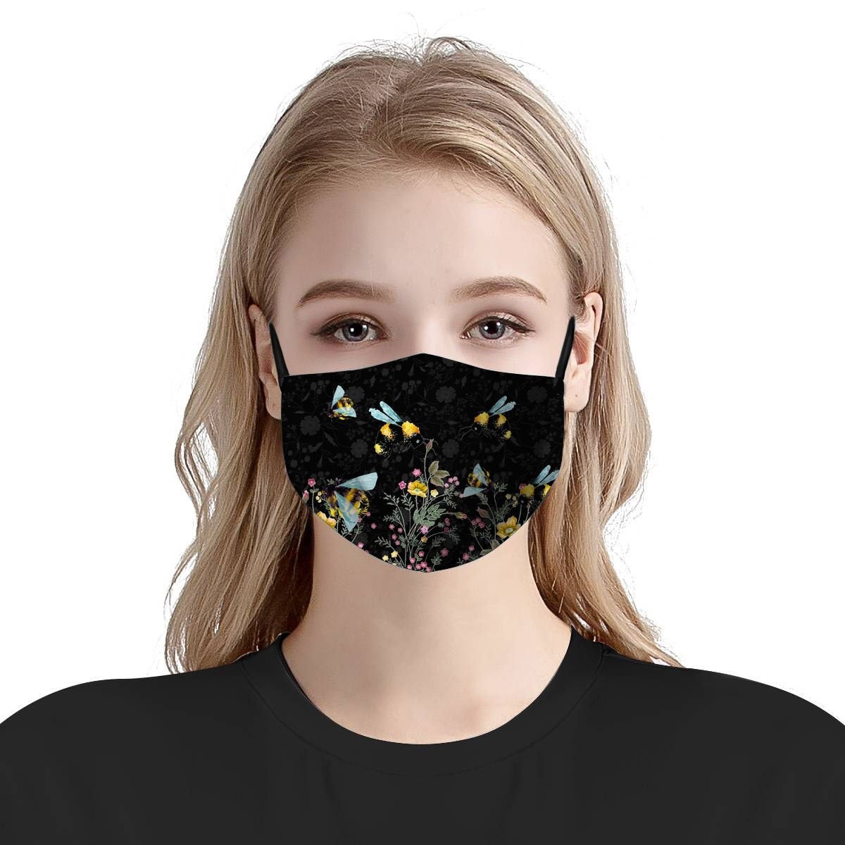 Bee pattern face mask Bee pattern face mask