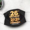 24th Birthday Face mask Quarantine Birthday 2020 Year When Shit Got Real mask
