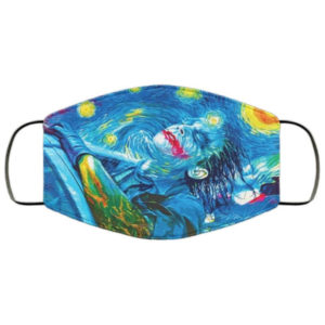 Joker Starry Night  Face Mask