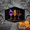 Three Glass Funny Cat Wine Hunting Deer face mask