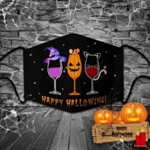 Three Glass Funny Cat Wine Hunting Deer face mask