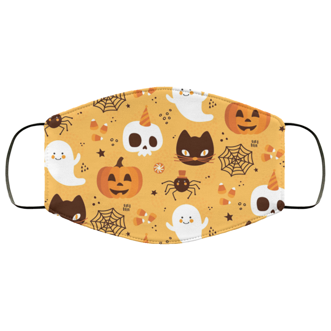 Halloween pattern Face Mask