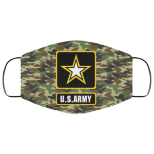 US Army Camo Face Mask Washable