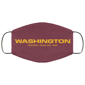 Washington Football Team New Logo Face Mask