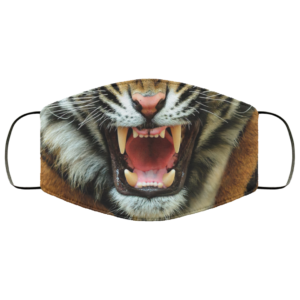 Growling Tiger Angry Tiger Face Mask