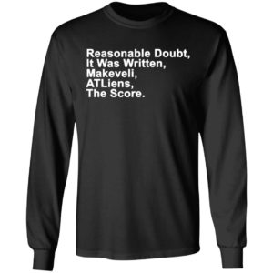 Reasonable Doubt, It Was Written, Makeveli, ATLiens, The Score Shirt