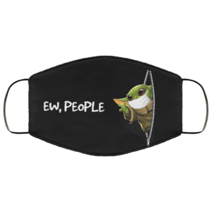 Ew People Baby Yoda Cloth Face Mask Reusable