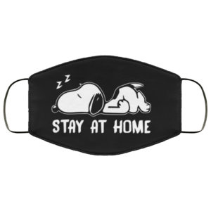 Snoopy Stay at home Face Mask