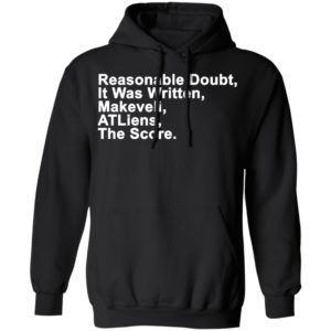 Reasonable Doubt, It Was Written, Makeveli, ATLiens, The Score Shirt