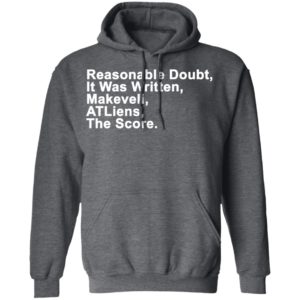 Reasonable Doubt, It Was Written, Makeveli, ATLiens, The Score Shirt