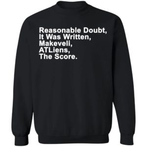 Reasonable Doubt, It Was Written, Makeveli, ATLiens, The Score Shirt