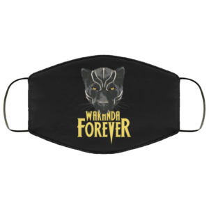 Wakanda Forever Black Panther Face Mask