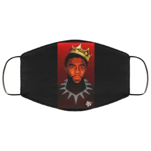 RIP King of Wakanda Black Panther Face Mask