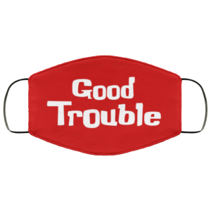 John Lewis Good Trouble Civil Rights Black Lives Matter Face Mask