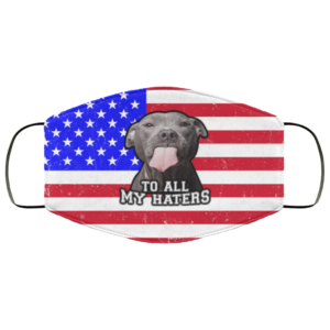 Funny Pit Bull Cloth Face Mask Reusable