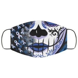 Diabetic Awareness Face Mask Sugar Skull Diabetes Awareness Face Mask