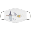 Halloween cat trick or treat pumpkin cute cats Face Mask Halloween cat trick or treat pumpkin cute cats Face Mask