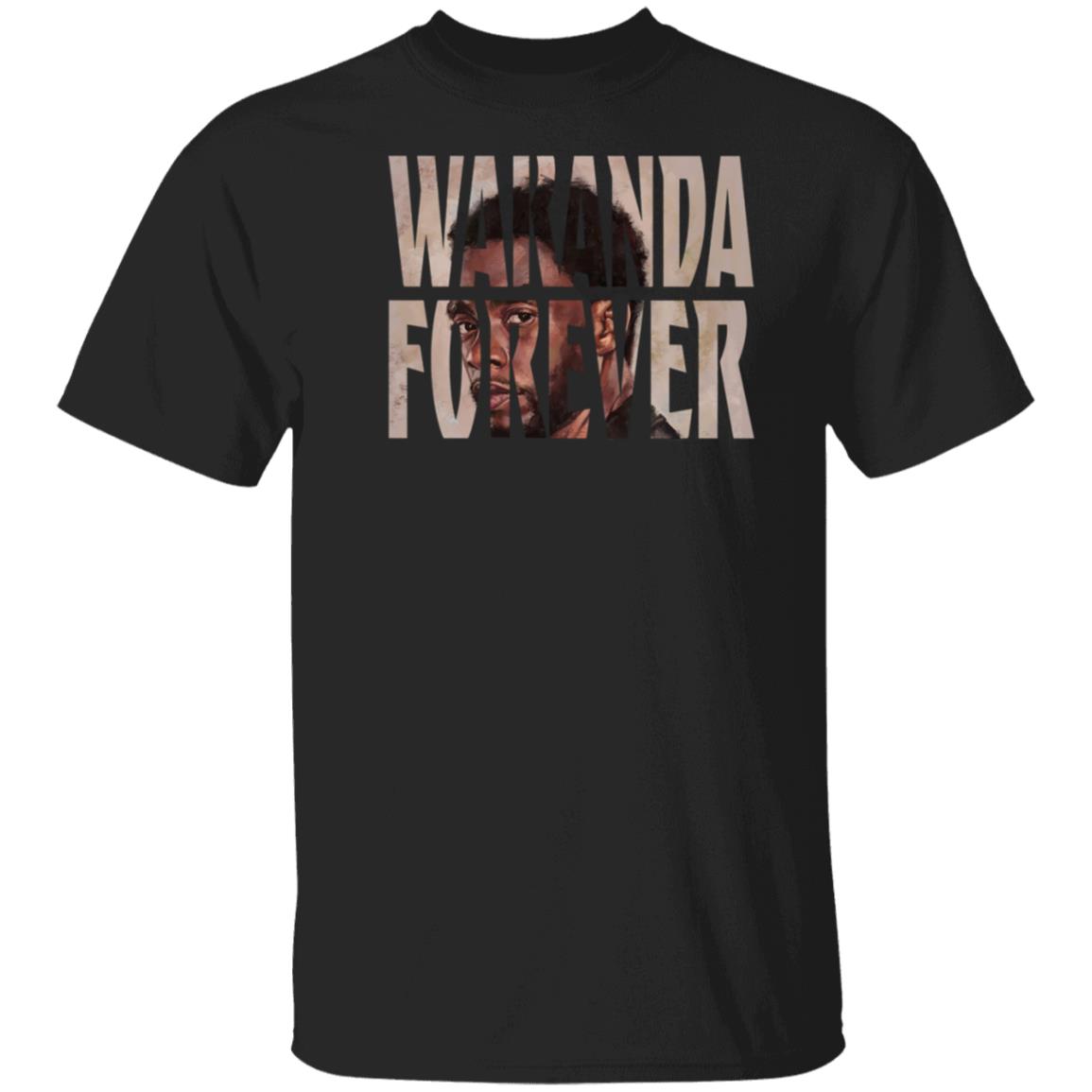 RIP Chadwick Boseman Wakanda Forever Black Panther T-shirt RIP Chadwick Boseman Wakanda Forever Black Panther T-shirt