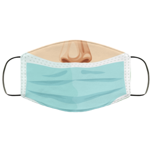 Idiot Uncovered Nose Face Mask