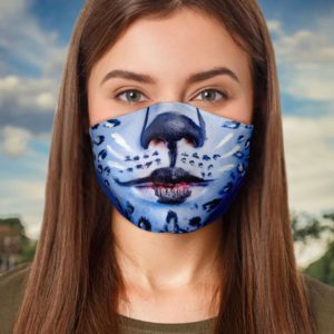 Kitty Cat Halloween Face Mask