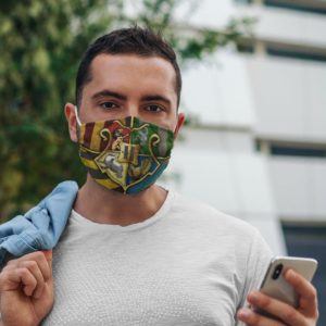 New Harry Potter Sorting Gryffindor, Hufflepuff, Ravenclaw, Slytherin Face Mask