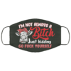 Skull My Alone Time Is for Everyones Safety Face Mask