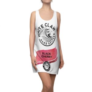 Black Cherry White Claw Glitter Costume Dress