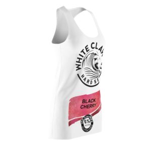 Black Cherry White Claw Glitter Costume Dress