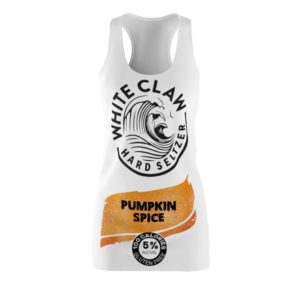 Pumpkin Spice White Claw Glitter Costume Dress