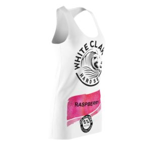 Raspberry White Claw Glitter Costume Dress