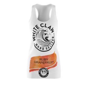 Ruby Grapefruit White Claw Glitter Costume Dress
