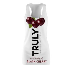 TRULY Can Black Cherry Hard Seltzer Costume Dress