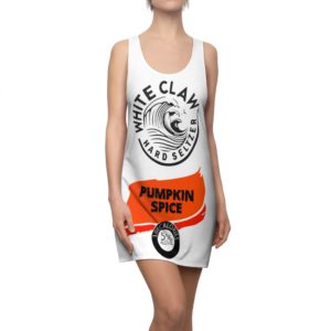 White Claw Pumpkin Spice Halloween Costume Dress