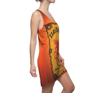 Fireball Canadian Whisky Bottle Racerback Dress