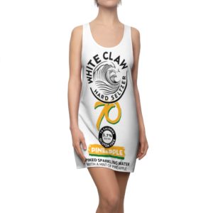White Claw Hard Seltzer 70 Pineapple Racerback Dress