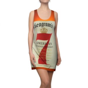 Seagram’s 7 Crown American Whiskey Bottle Racerback Dress