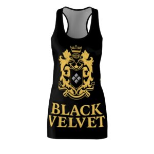 Black Velvet Canadian Whisky Racerback Dress