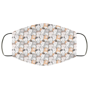 Cute Cat Face Face Mask