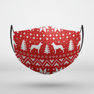 Beauceron Dog Ugly Christmas Face Mask