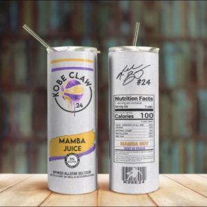 Kobe 24 Claw Skinny Tumbler 20oz 30oz
