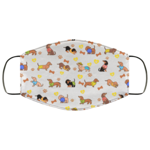 Dachshund Cute Pattern Face Mask