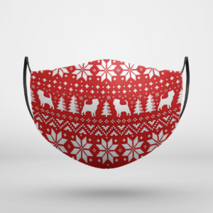 Affenpinscher Ugly Christmas Face Mask