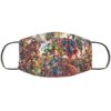 Batman Villains Joker, Harley Quinn, Poison Ivy, Penguin Face Mask