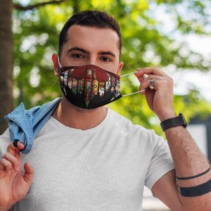 Batman Villains Joker, Harley Quinn, Poison Ivy, Penguin Face Mask