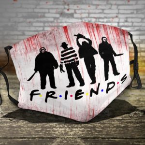 Horror Films Friends Halloween face mask