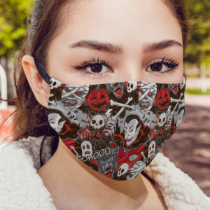 Dracula Wolfman Mummy Halloween Horror Monster Face Mask
