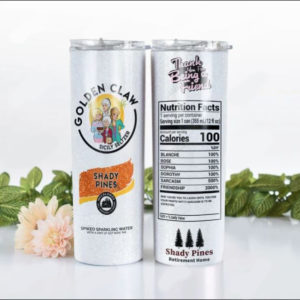 Golden Claw Sicily Seltzer Skinny Tumbler 20oz 30oz