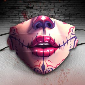 Horror Sugar Skull Halloween face mask