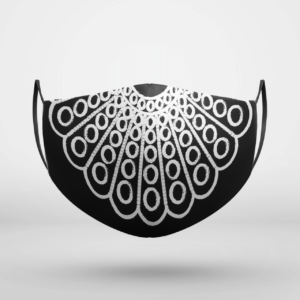 Rbg Dissent collar RUTH BADER GINSBURG Face Mask